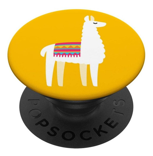 Lindo Diseño De Llama Para Amantes De Las Llamas En Popsock