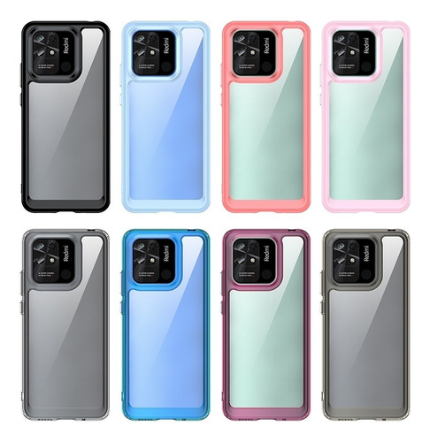 E Funda De Acrílico+tpu Para Xiaomi Redmi 10c