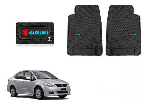 Par Tapetes Delanteros Bt Logo Suzuki Sx4 Sedan 2007 A 2014