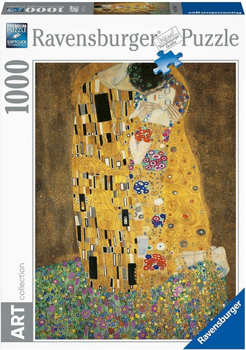 Rompecabezas Ravensburger Art Collection Gustav Klimt: El Beso 15743 de 1000 piezas