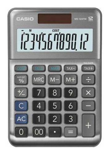 Calculadora Casio De Escritorio Ideal Para Negocio Ms-120fm 