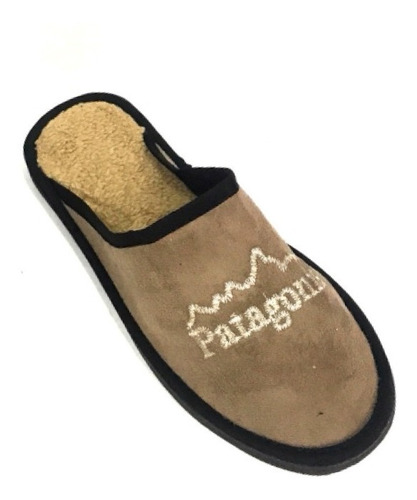 Pantufla De Hombre Con Corderito (kamariana Patagonia) 