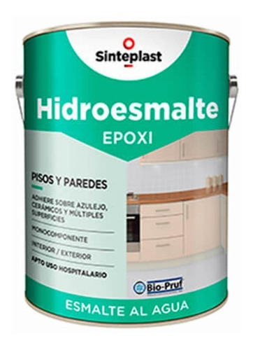 Pintura Hidro Esmalte Epoxi Piso Pared Azulejo 4l Sinteplast