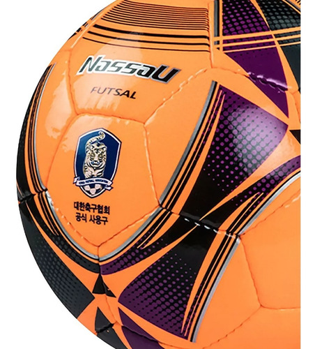 Pelota Futbol Nassau Tuji Nro 4 Futsal Naranja