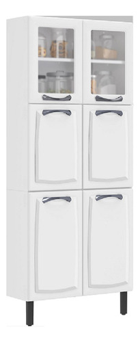 Paneleiro New Premium Com 6 Portas Itatiaia Cor Branco/Neve