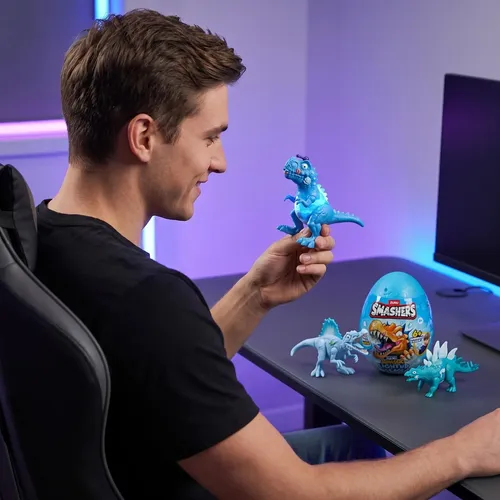 Zh13 Brinquedo Mini Dinossauros Zuru Smashers Ovo 2027