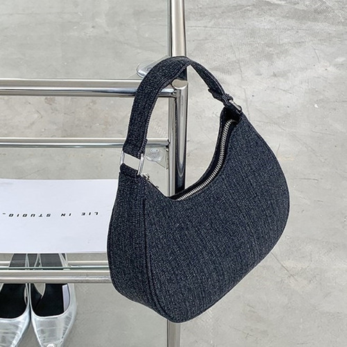 (db) Bolso De Mezclilla De Estilo Coreano, Bolso De Mano A L