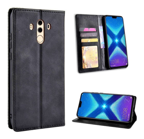 Mate 10 Lite Pro Huawei Cartera Funda Tarjetero Magnética 