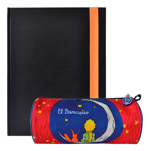 Kit El Principito Sketch Books + Lapicera Escolar Danpex
