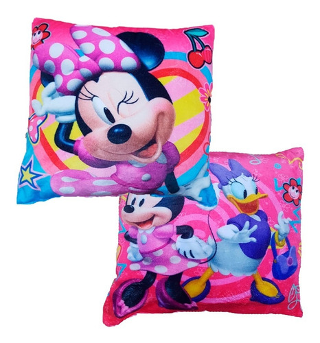 Par De Cojines Infantiles Disney Providencia Color Diseño De La Tela Minnie Mouse