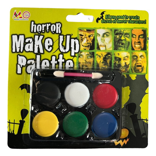 Pinta Caritas  Maquillaje 6 Colores Halloween