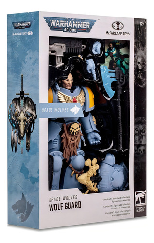 Space Wolves Wolf Guard Warhammer 40k Mcfarlane Toys