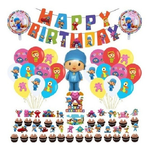 Pack Globos  Pocoyo  (49pcs)