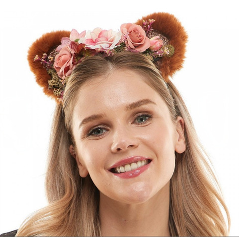 Diadema De Osa Con Flores