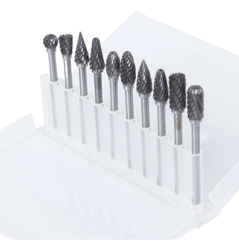 An 10pcs Acero De Tungsteno Yg8 Carburo Rotary Burr
