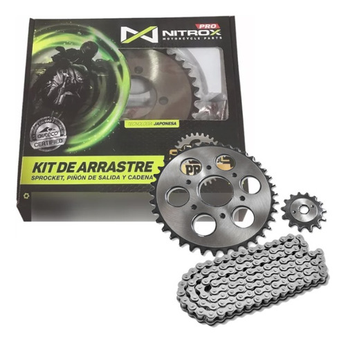 Kit De Arrastre Suzuki Gixxer 250 D Sf Reforzado Original Nt