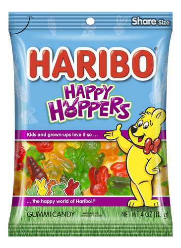 Gomitas Haribo Happy Hoppers Edicion Pascua 113g Americano