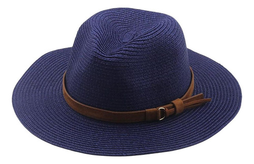 Sombreros De Paja Unisex Panama Sunhats Sun Visor Uv Protect