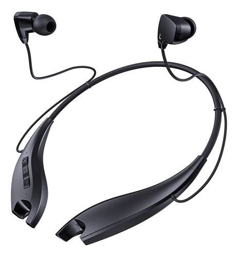 Audífonos Internos Neckband Deportivos, Negro | Microfono