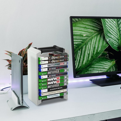 Ps5 Game Holder, Ps5 Video Game Organizer, Storage Tower ...
