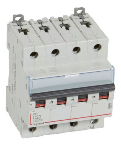 Interruptor Automatico 4p 20a Curva C 16ka Ref 409337 Legran