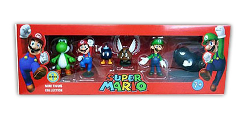 6 Figuras De Super Mario Bros Original - Sellado Ac0169