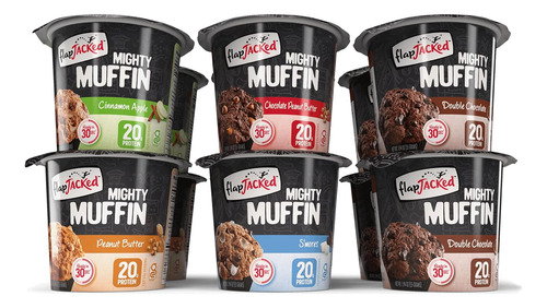 Flapjacked Mighty Muffins, Variedad Sin Gluten | Alto Conten