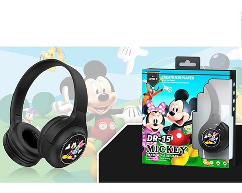  Audífono Inalámbrico Niño Dr-15 Minnie Mouse Y Ratón Mickey