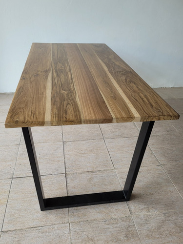 Imagen 8 de 8 de Mesa Industrial De Comedor Madera Dura Maciza Modelo Vini