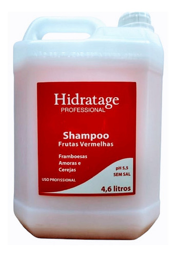 1 Shampoo Hidratage Sem Sal Frutas Vermelhas 4600ml