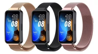 Alça Magnética De Metal De 3 Peças Para Huawei Band 8