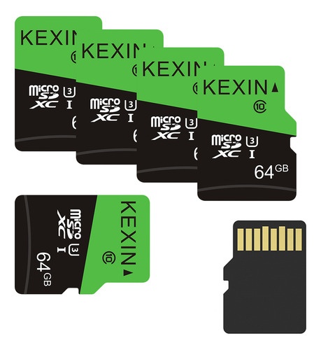 Kit De 5 Tarjeta De Memoria, Kexin De 64 Gb 5 Piezas Sd Card