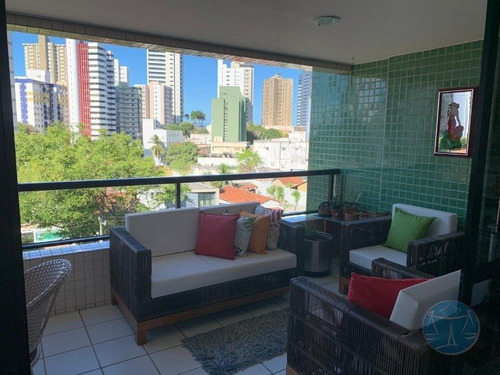 Imagem 10 de 15 de Apto Mobiliado 3 Suites Em Petropolis - V-10877