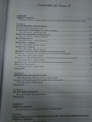Imagen 6 de 9 de Técnicas Proyectivas Tomo 1 Y 2 Celener. Nuevos -LG-
