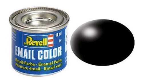 Pintura Revell Enamel Color 302 Negro Satinado Autoslot