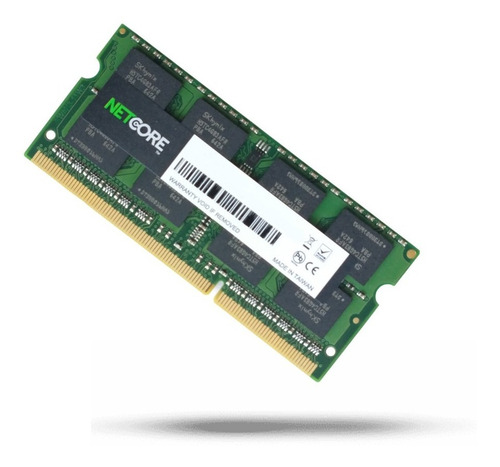 Imagem 2 de 3 de Memoria 4gb Ddr3 1333mhz Netcore Para Notebook, Pc3-10600