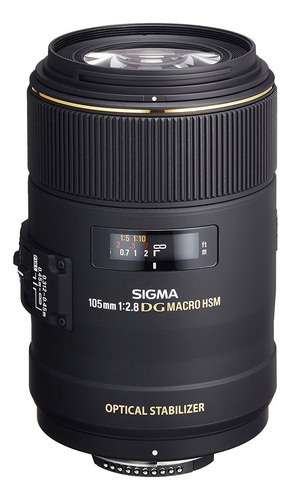 Lente Macro Sigma 258306 105 Mm F2.8 Ex Dg Os Hsm Para Nikon