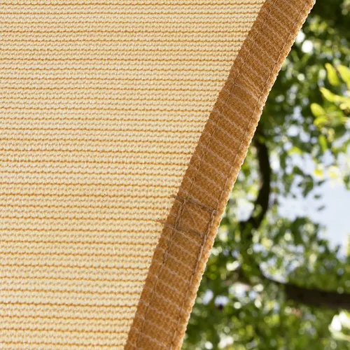 Amgo Toldo Triangular Recto Beige De 14 X 14 X 19.8 Pies, To