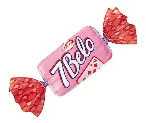 Bala 7 Belo Iogurte Original Pacote 500g Aprox.100 Und