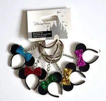 Comprar Set De 5 Llaveros Minnie Mouse Headband Vinchas Disney Parks