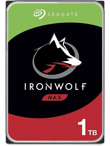 Imagen 3 de 5 de Disco Rigido Seagate 1tb Ironwolf Nas Sata3 64mb 3,5'