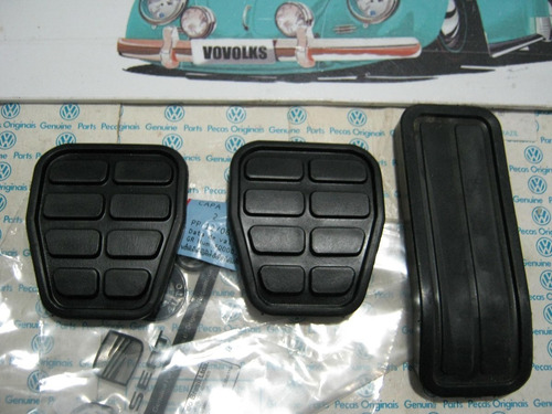 Kit 3 Capas Pedal Passat Pointer Gol Gt Gts Gti Santana