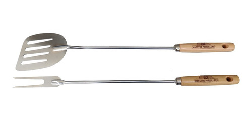 Imagen 3 de 3 de Set De Utencilios Asador Para Carne Asada 5 Pzas