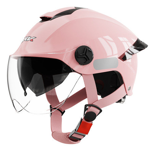 Casco De Moto De Seguridad Con Cara Abierta Para Protección