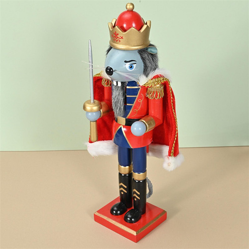 Adorno De Mesa Con Forma De Rey Ratón Y Cascanueces Para