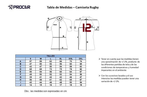 Camiseta De Rugby Procer Cuba Adulto