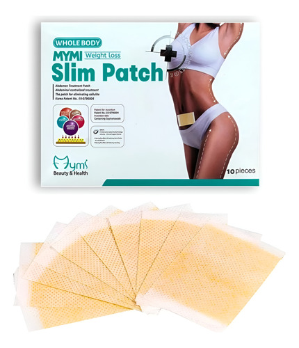Pack X10 Parches Adelgazante Mymi Slim Patch Quema Grasa
