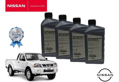 4 Litros De Anticongelante Original Nissan D22 2011