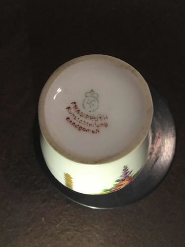 Florero De Porcelana Fraureuth Kunstabteilung (Usado)