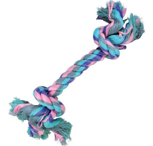 Imagem 1 de 1 de Brinquedo De Cachorro Corda Dental Bone Grande Pastel